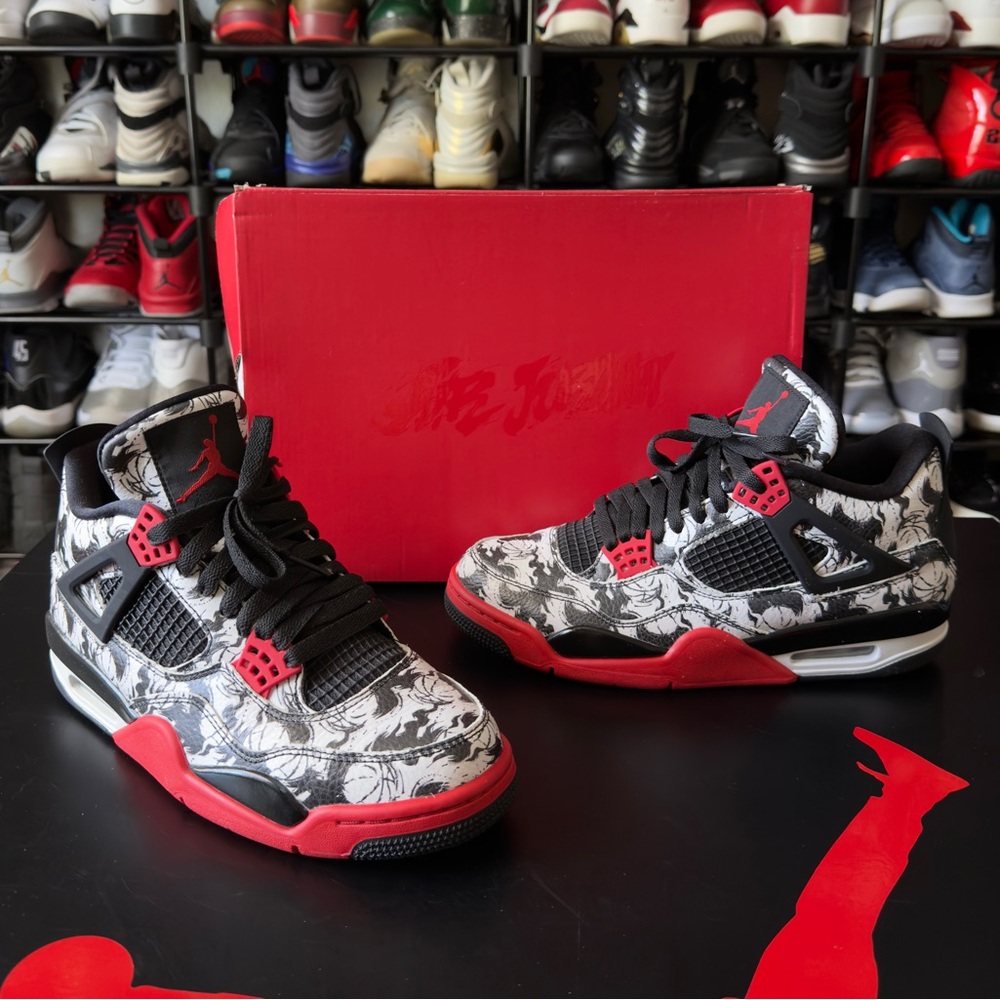 2018 Air Jordan 4 Retro ‘Tattoo’ Size 8 Mens
